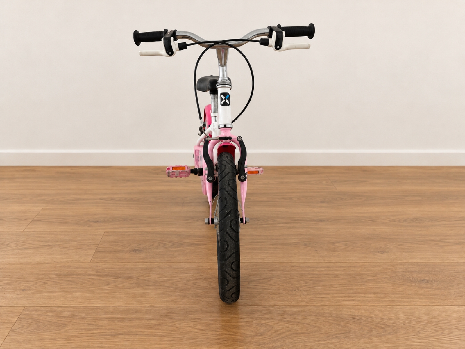 Bicicletta da bambina B’TWIN – bianca e rosa (Nr. 6) 5