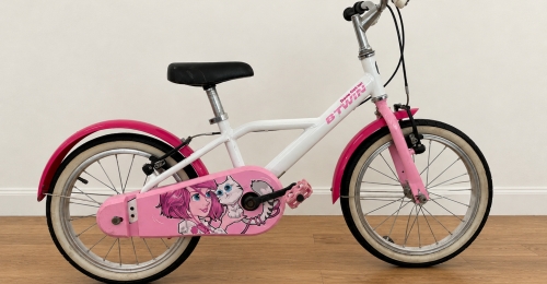 Bicicletta da bambina B&rsquo;TWIN &ndash; bianca e rosa (Nr. 6)