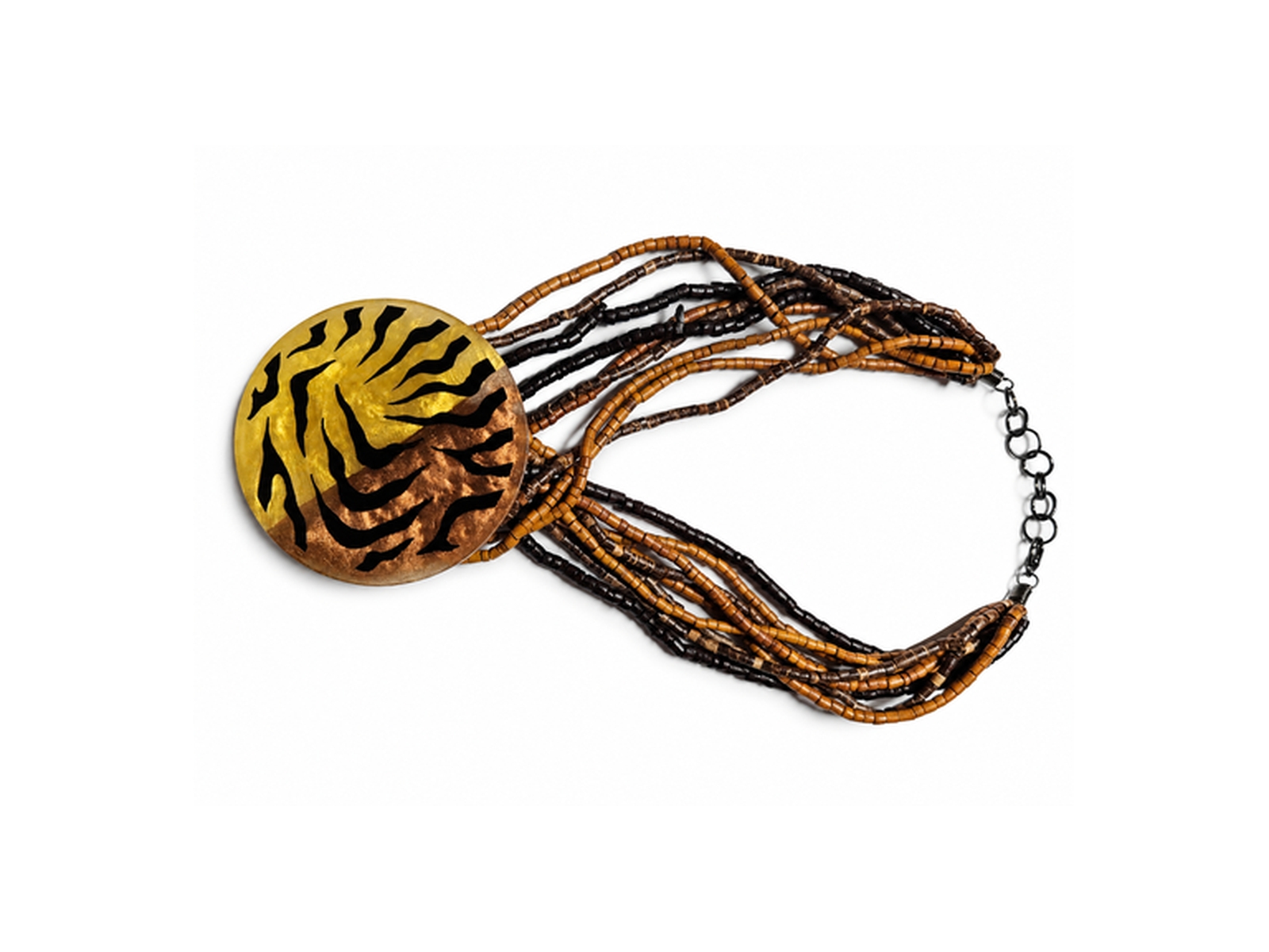Collana multificilo con grande pendente decorativo (58pz) 3