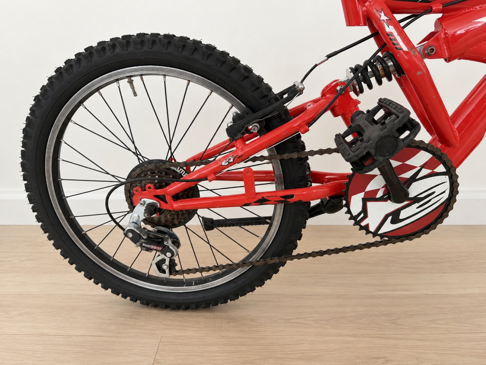 Bicicletta bambino Atala rossa con sospensioni (Nr. 17) 3