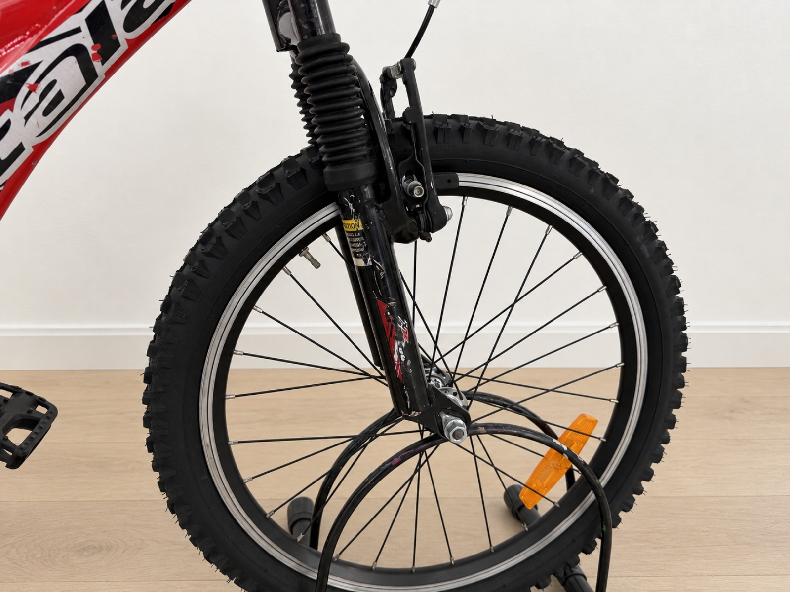 Bicicletta bambino Atala rossa con sospensioni (Nr. 17) 5