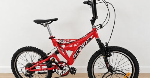 Bicicletta bambino Atala rossa con sospensioni (Nr. 17)